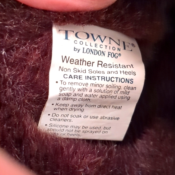 London Fog Weather Proof Brown Winter Boots 11W - Picture 9 of 9